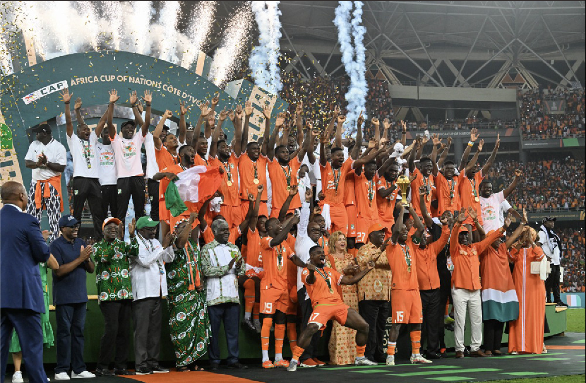 Ivory Coast 2-1 Nigeria : The Elephants Dominant Performance Completes the Tournament Fairy Tale